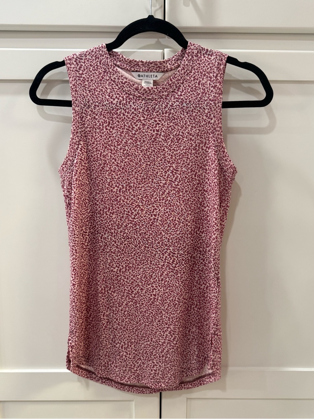 Athleta Rose Speckle High-Neck Tank